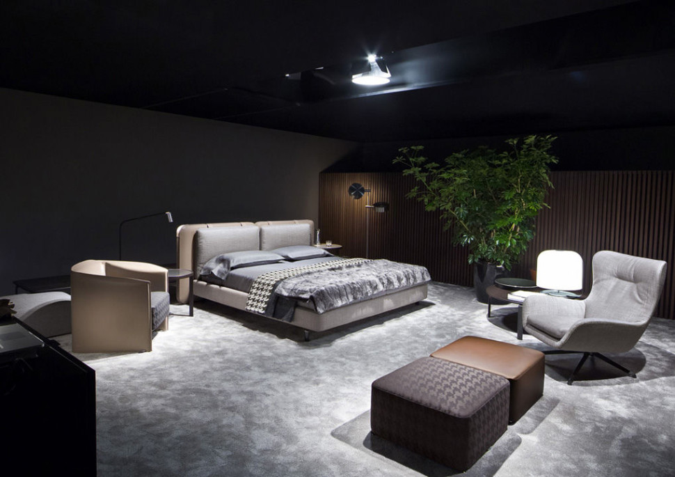 Bed Minotti Tatlin Soft