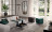 Mirror Ozzio design Golden Wood X037
