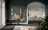 Mirror Ozzio design Golden Wood X037