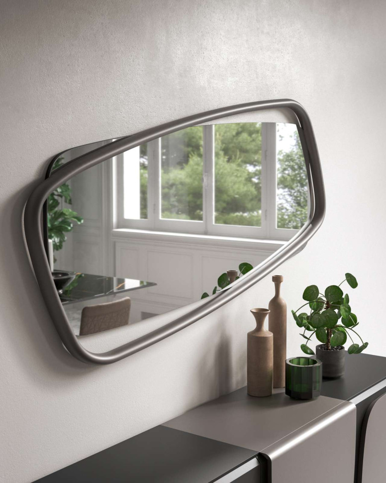 Mirror Ozzio design Golden Wood X037