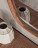 Mirror Ozzio design Golden Wood X037