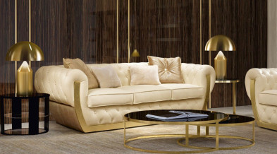Sofa Bm style Contemporary leather Costantino