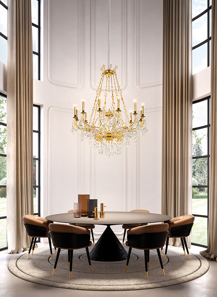Lamp Chandelier Masiero Odessa S 12/120/155