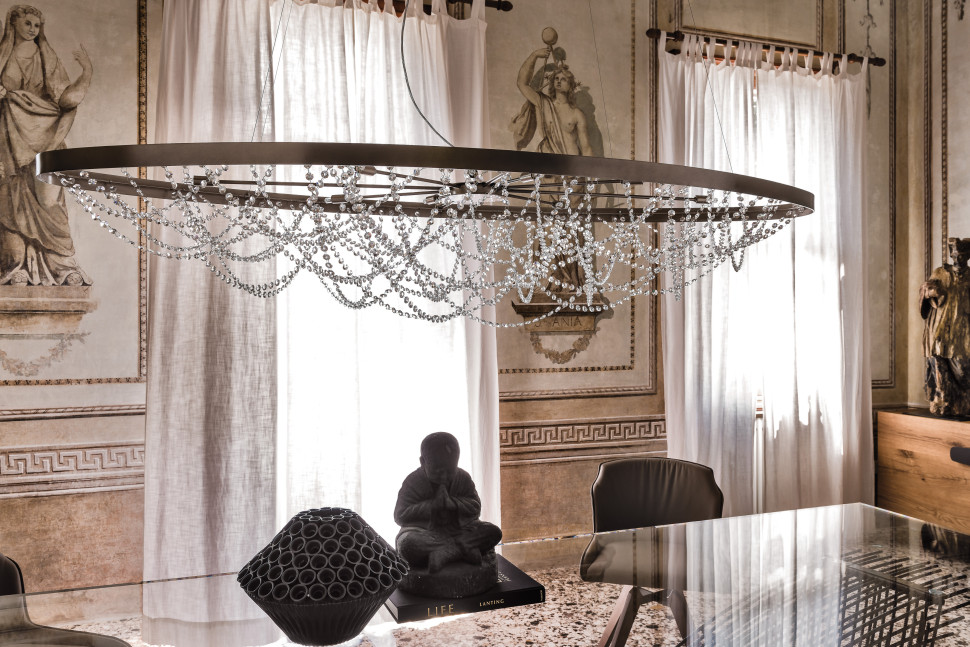 Chandelier Lamp Cattelan Italia Cristal
