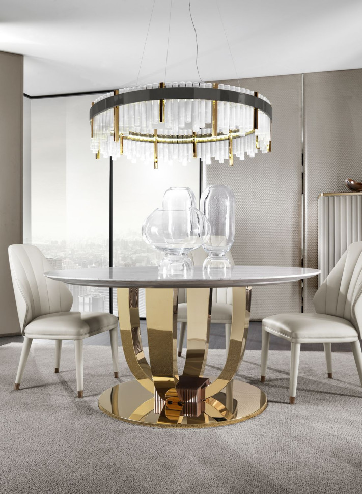 Dining Table Dv home collection Hermes round