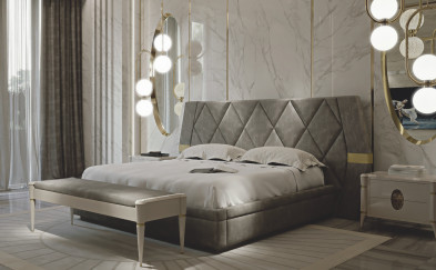 Bed Francesco pasi Ellipse 9050