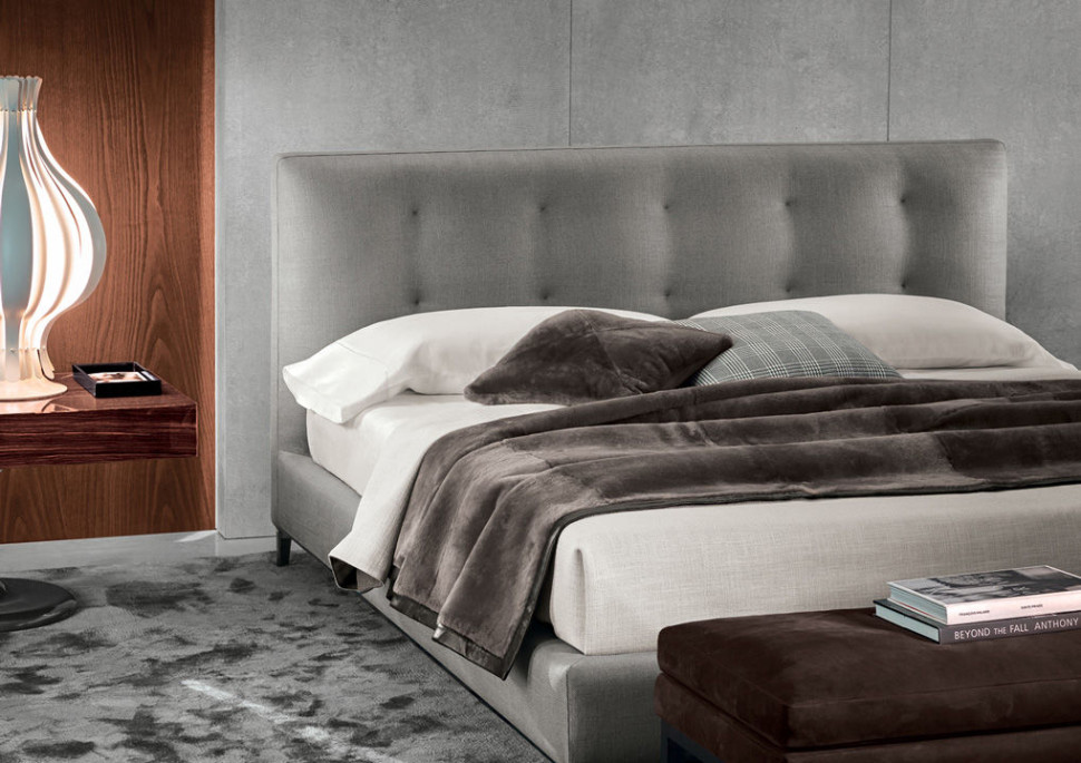 Bed Minotti Andersen Bed Quilt