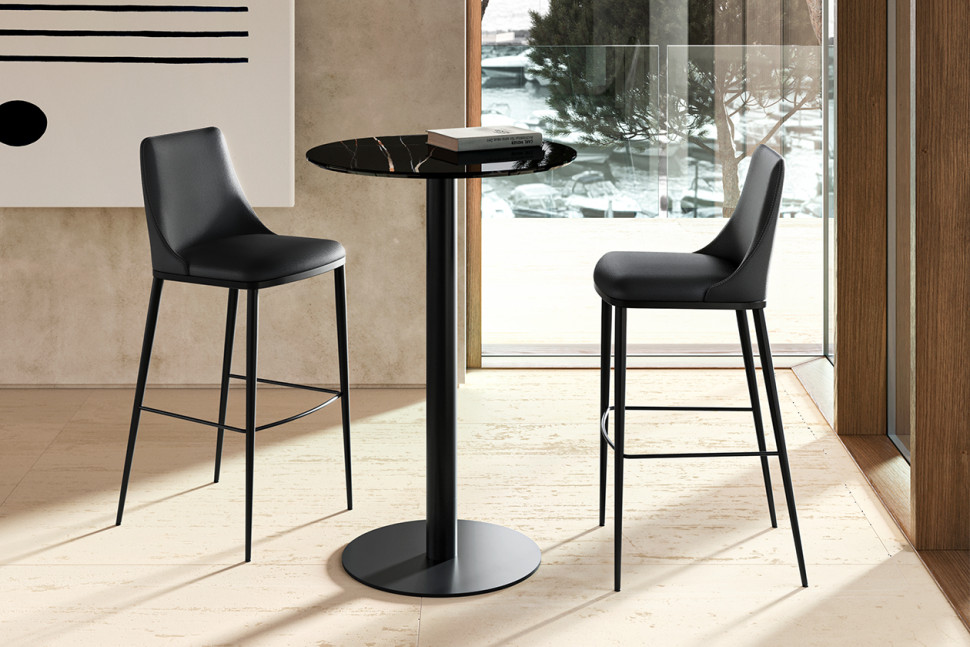 Bar Stool Eforma Max stool base metallo