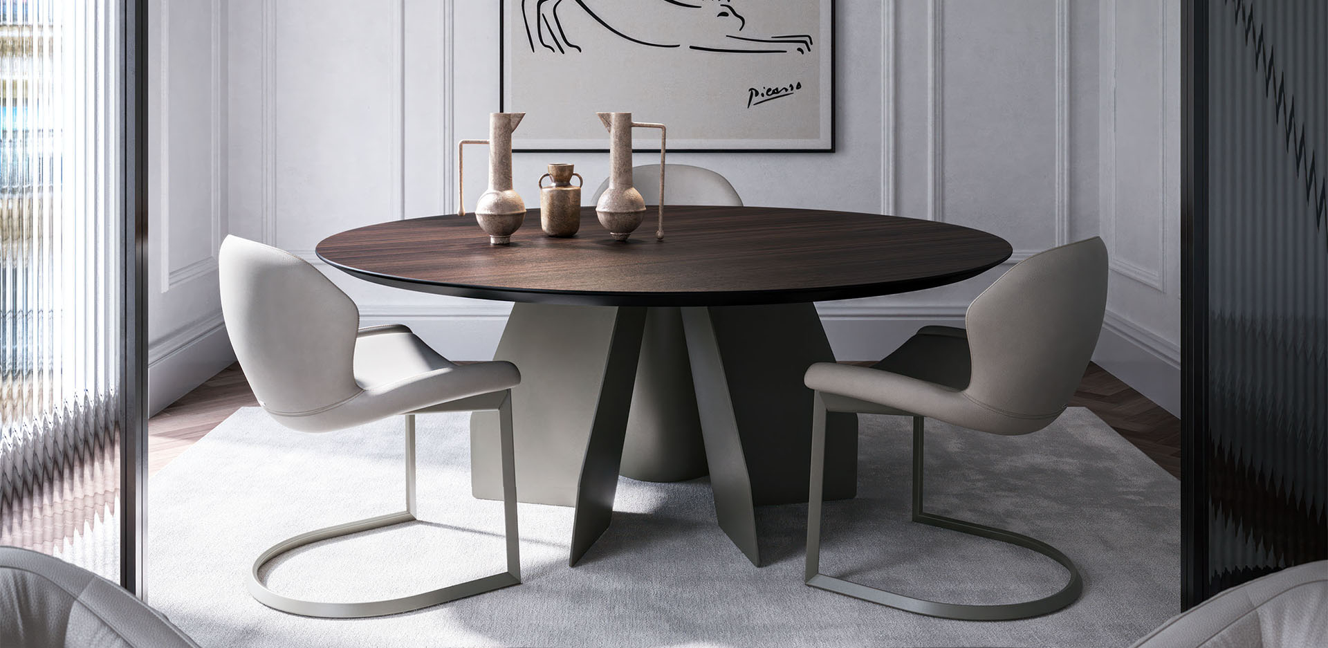 Dining Table Cattelan italia Senator Round