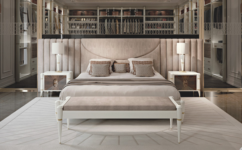 Bed Francesco pasi Ellipse 9055