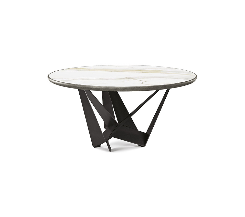 Dining Table Cattelan italia Skorpio Keramik Premium Round