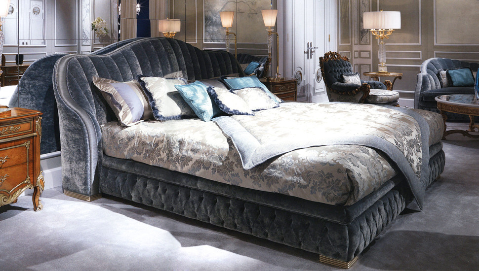 Bed Zanaboni Smeraldo bed