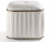 Ottoman Reflex Disegno / Glamour Plisse Pouf