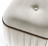 Ottoman Reflex Disegno / Glamour Plisse Pouf