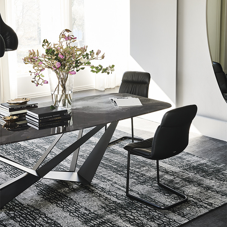 Dining Table Cattelan italia Skorpio Crystalart