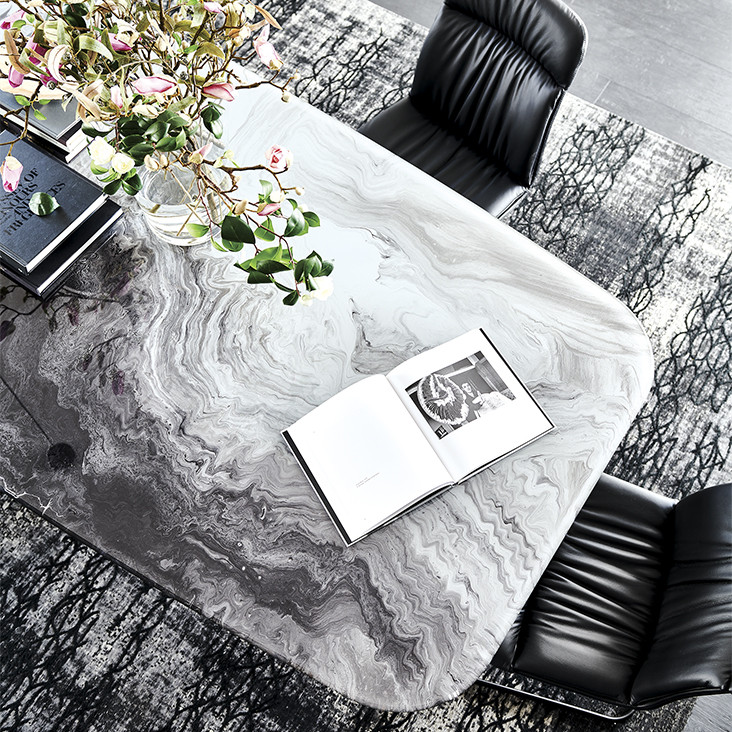 Dining Table Cattelan italia Skorpio Crystalart
