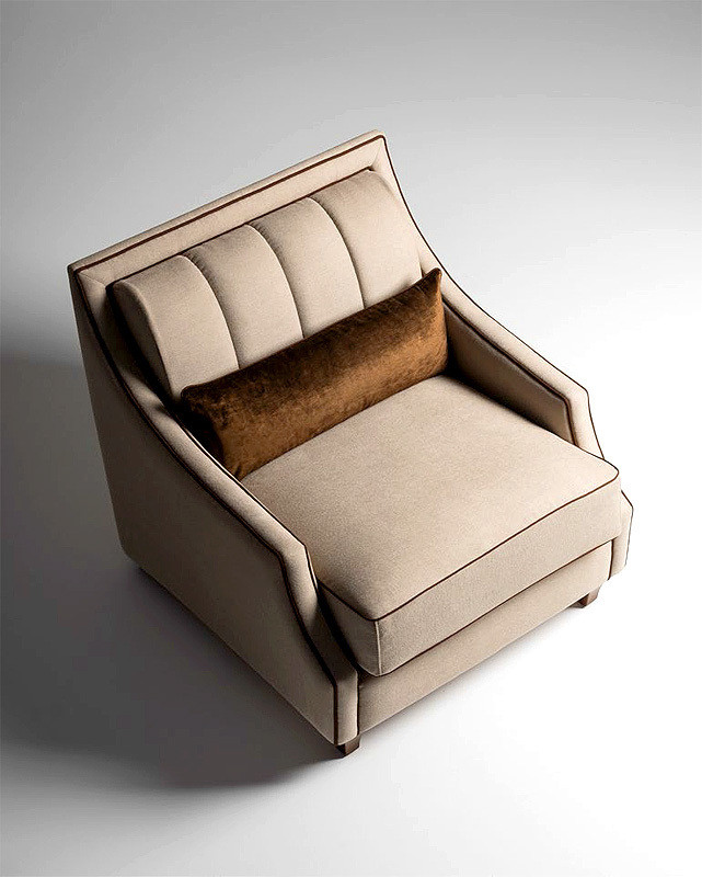 Armchair Mantellassi Couture Istana 01