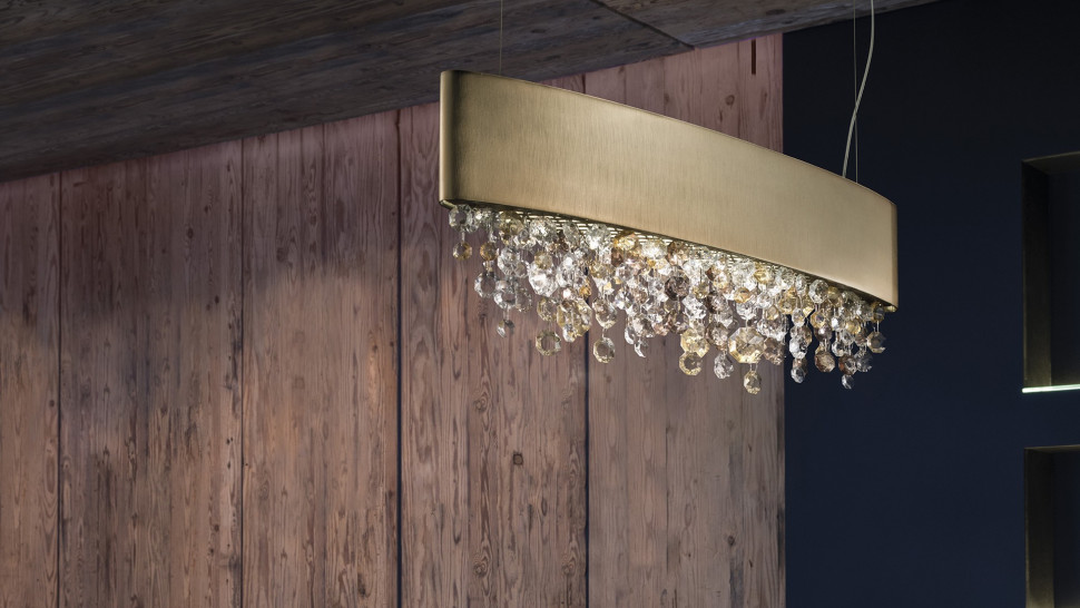 Lamp Chandelier Masiero Ola Suspension Linear