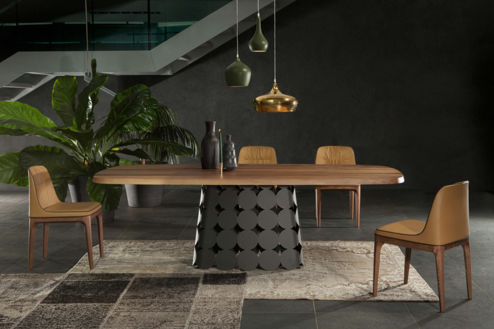 Dining Table Tonin CASA Design Angelo Tomaiuolo Pois