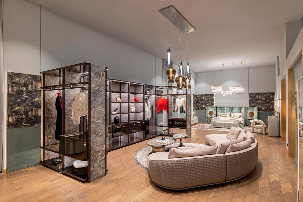 Sofa Visionnaire Holden curvo