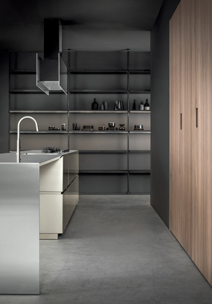 Kitchen Cabinet Mittel Cucine Aesthetic Silence