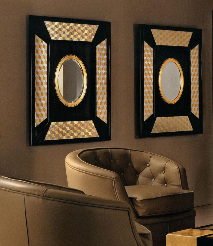 Mirror Vismara 0 2 Oval mirror mosaik