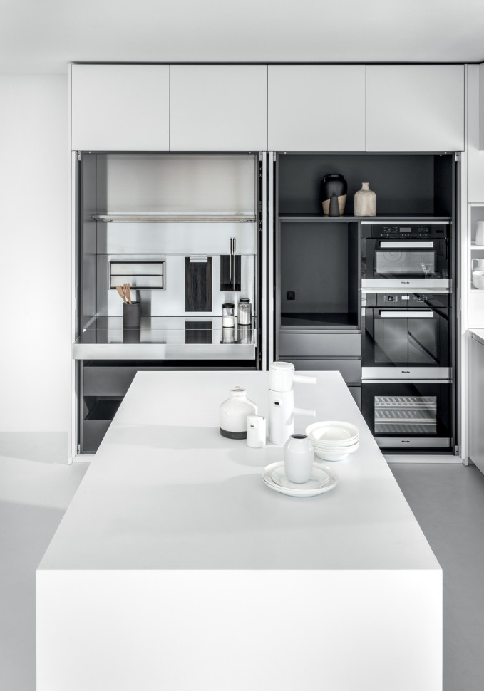Kitchen Cabinet Mittel Cucine Elegantly White