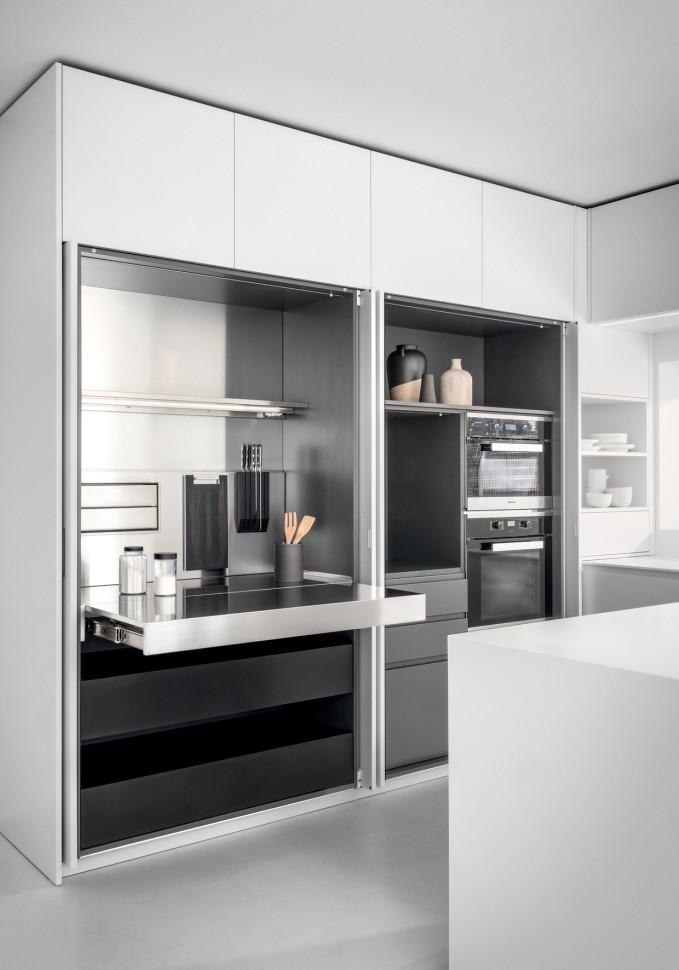 Kitchen Cabinet Mittel Cucine Elegantly White