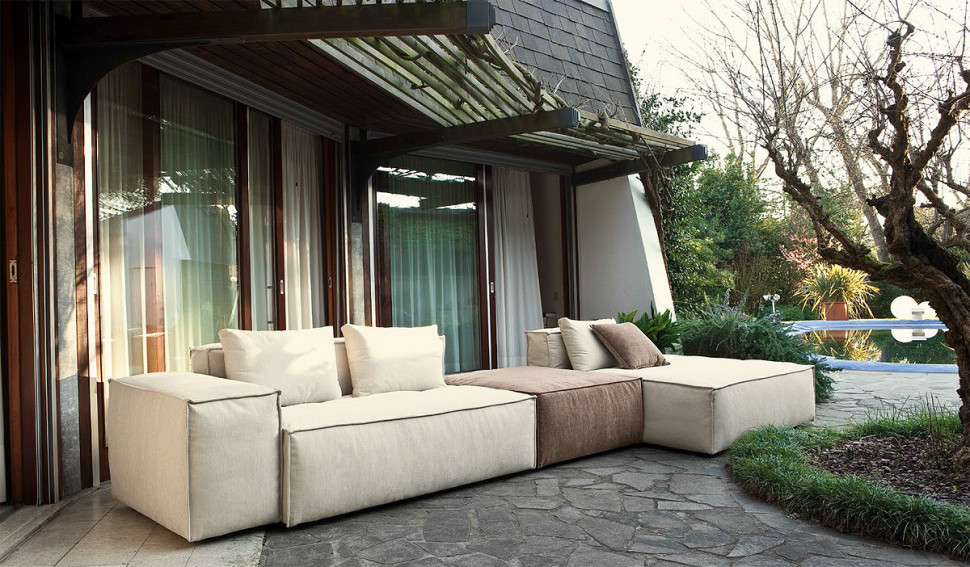 Sofa Cubo Meta design Su misura tailor made 981 + 977 + 974 + 982