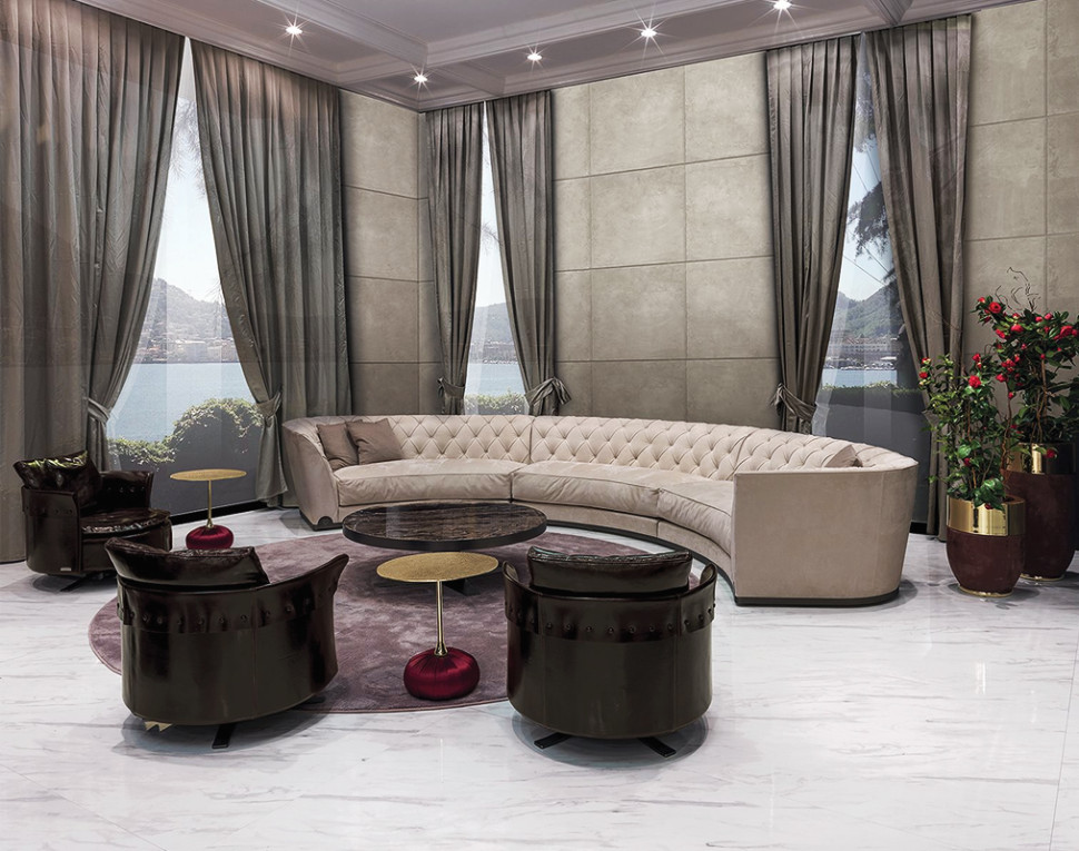 Sofa Grace angolare Longhi Loveluxe W 553 02
