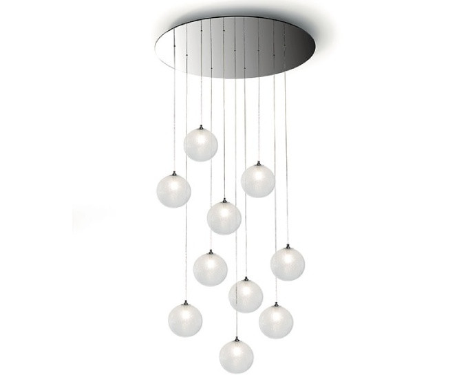 Lamp Reflex Angelo Bulles XL Lampadario