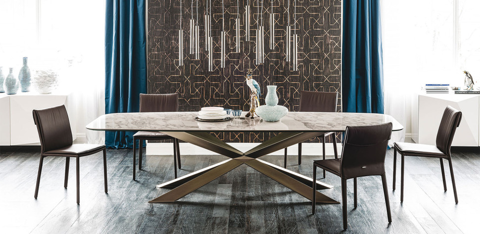 Dining Table Cattelan italia Spyder Keramik