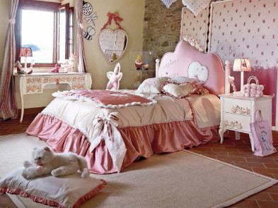 Bed Nuvola con cuori Volpi Classic 5024/M + 6101/m