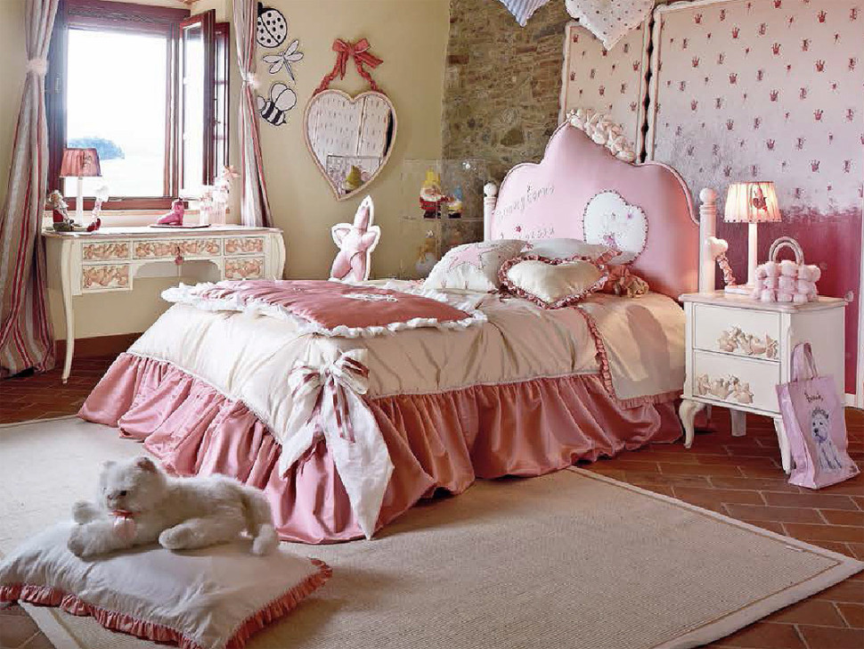 Bed Nuvola con cuori Volpi Classic 5024/M + 6101/m