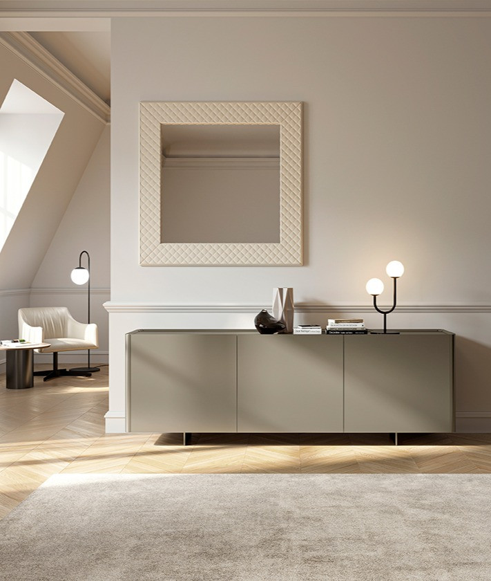 Dresser Eforma Alma laccato, bronzo spazzolato