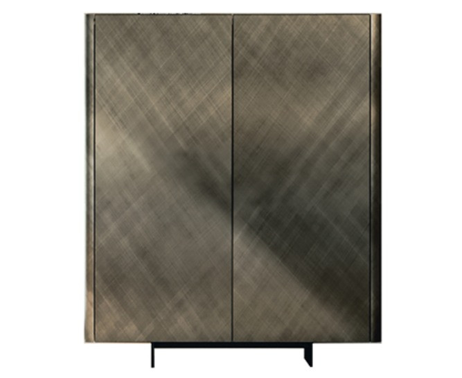 Dresser Eforma Alma laccato, bronzo spazzolato