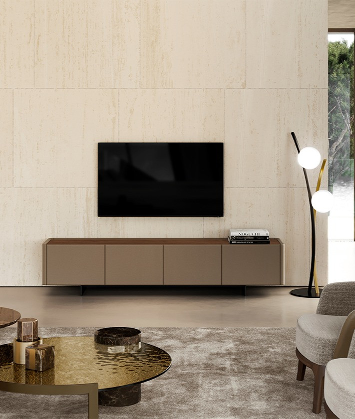 TV Stand Eforma Alma tv unit ecopelle, econabuk, pelle