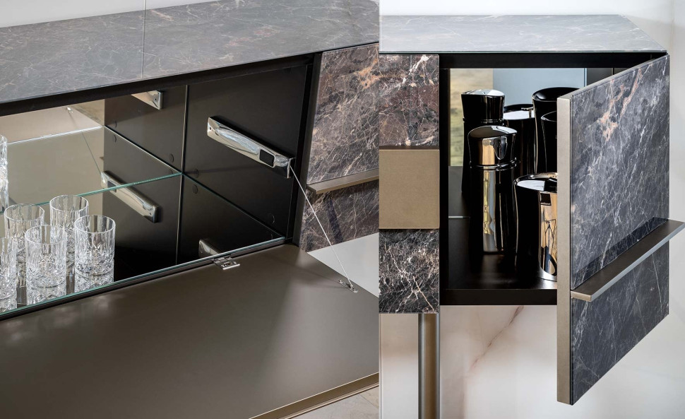 Buffet Reflex Disegno Musa Buffet Alto