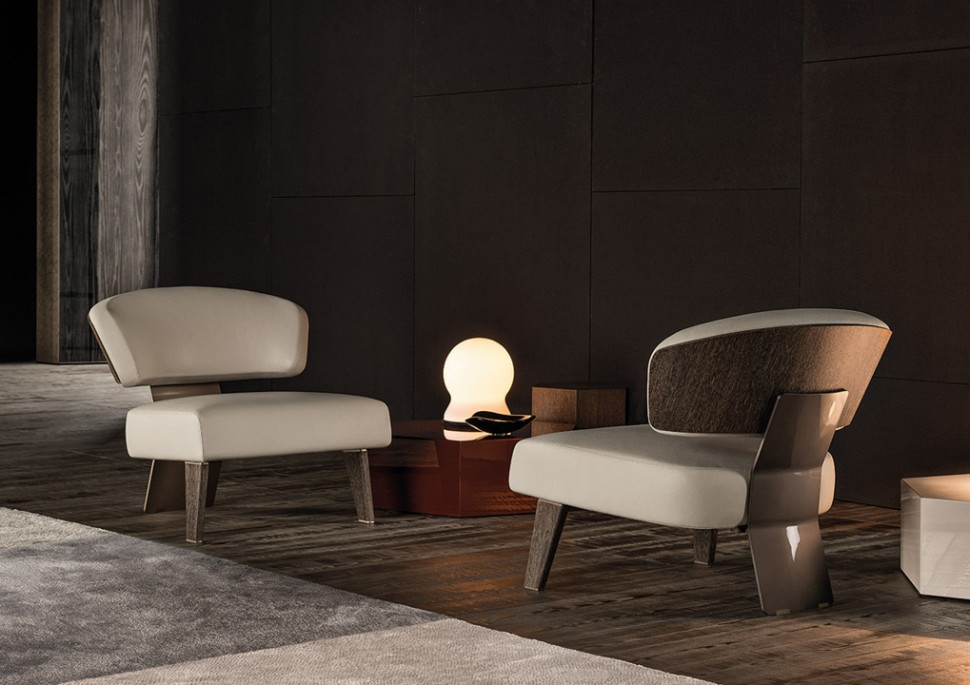 Armchair Minotti Reeves Wood