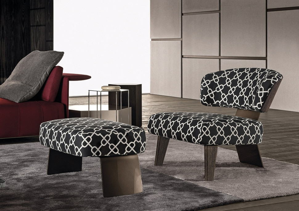 Armchair Minotti Reeves Wood