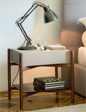 Nightstand Porada Regent 2 pelle