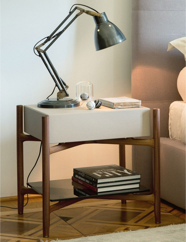 Nightstand Porada Regent 2 pelle