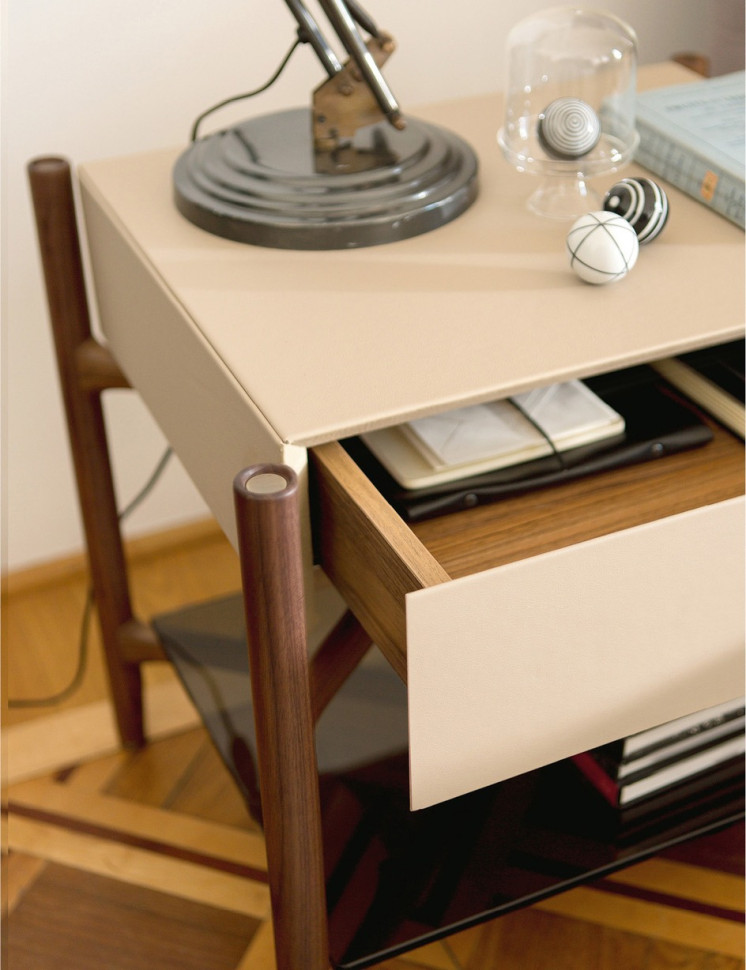 Nightstand Porada Regent 2 pelle