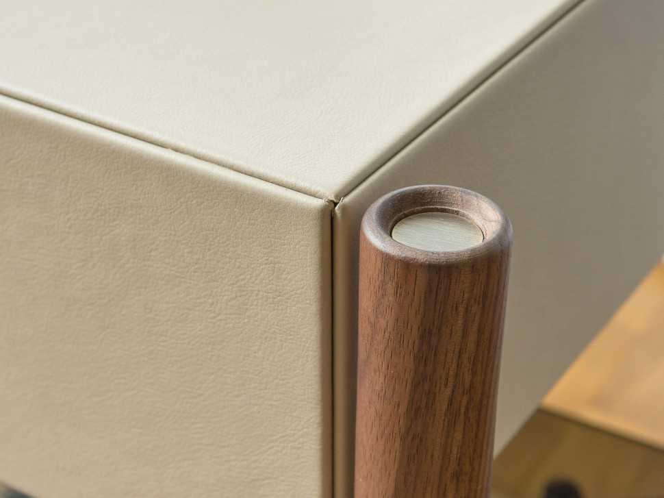 Nightstand Porada Regent 2 pelle