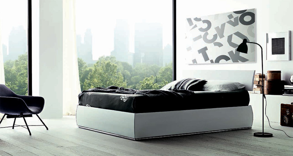 Bed Ergogreen The night collection Nicole legno