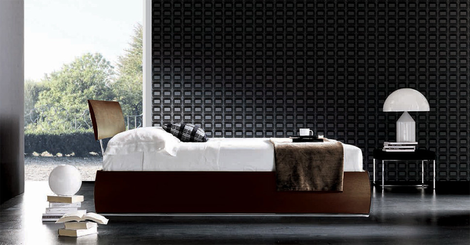 Bed Ergogreen The night collection Nicole legno