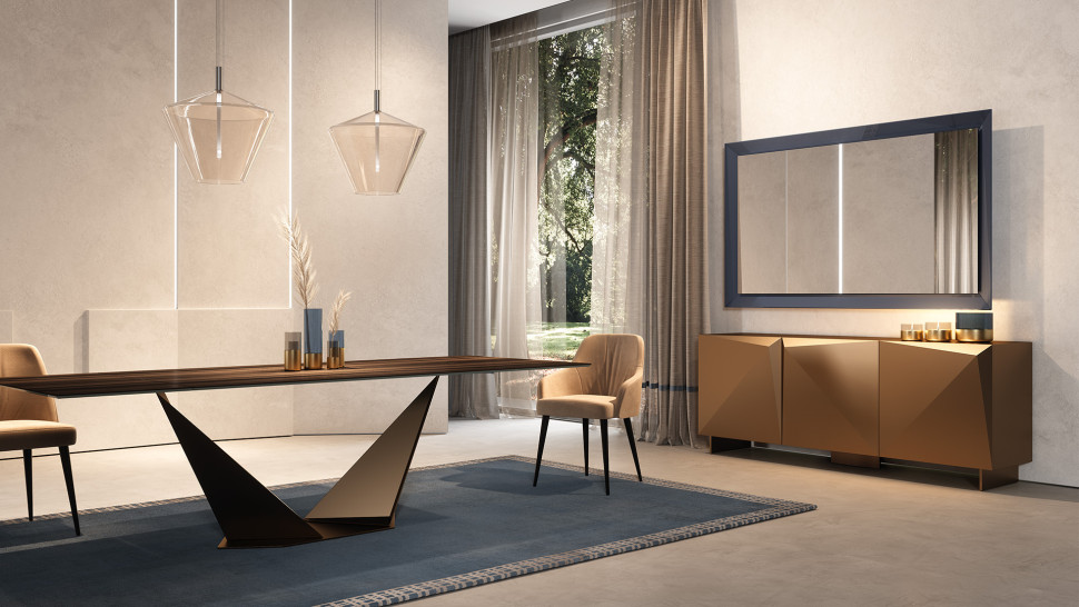 Buffet Reflex Disegno Origami Maxi Buffet