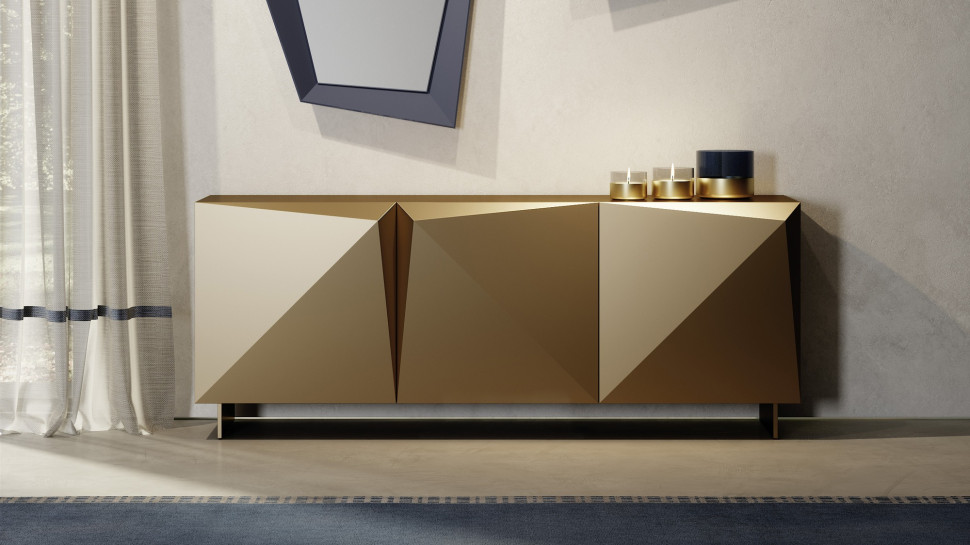 Buffet Reflex Disegno Origami Maxi Buffet