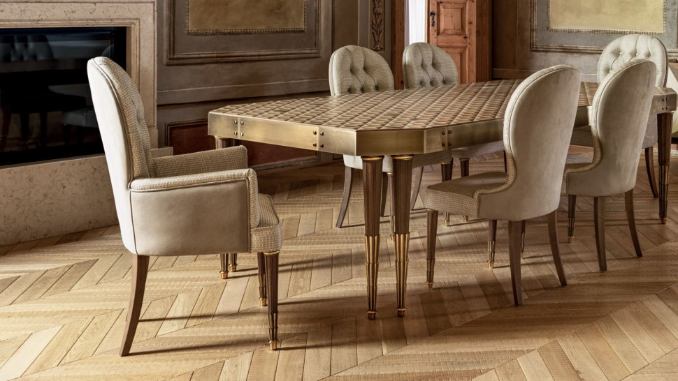 Chair Angelo Cappellini Capitonne upholstered 34097