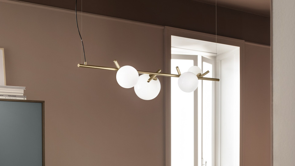 Lamp Chandelier Masiero Posy Suspension Linear